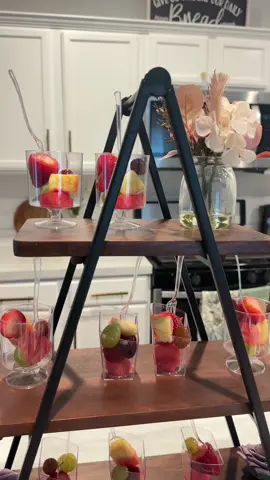 Try having a fruit cup station at your next event and thank me later sis.  #eventplanner #eventplanning #dessertstation #partyplanning #fruittable #partydecor #hostingtips 
