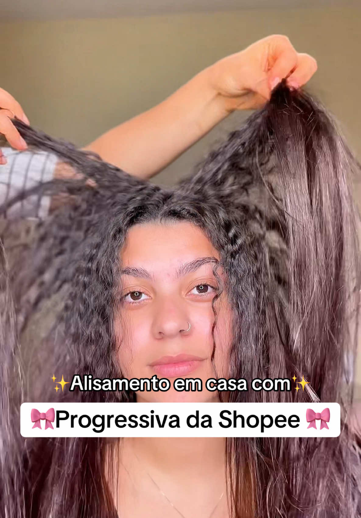 🎀Progressiva da Shopee fácil de fazer em casa🎀 modelo @Sophia Silva 