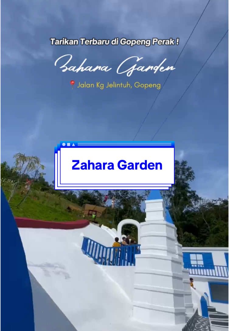 Zahara Garden ni memang sesuai kalau kome nak datang bawak anak-anak. Banyak haiwan, flying fox pun ada. Tu pun ada lagi belah2 atas tu, taklalu teman nak naik 😆 @Zahara Garden  📽️Credit to @Are Yap #jalanperak #perak #zaharagarden 