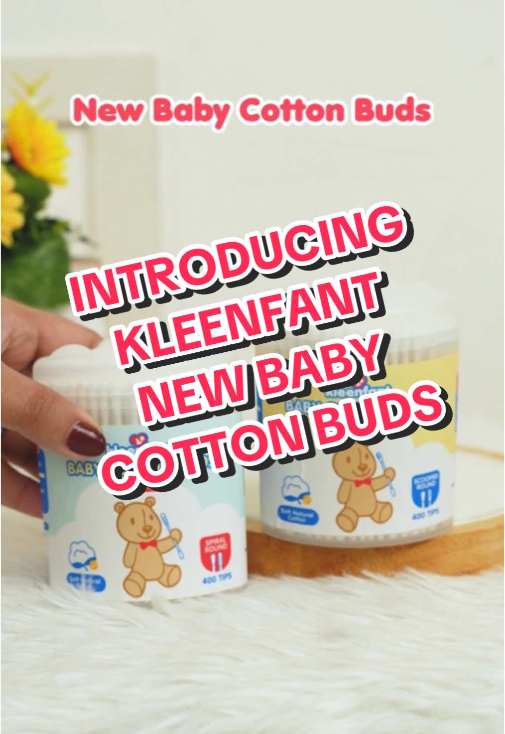 Introducing Kleenfant New Baby Cotton Buds! 🤩✨ With 400 dual-tip design, featuring round and spiral tips made from soft, natural cotton and eco-friendly paper stems. 😍🫶 Perfect for your little one’s delicate care! Want to try these fo free? Simply comment 