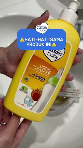Emang boleh nyuci peralatan makan si kecil sebersih ini, Bun?🥰   #CussonsBaby #BanggaJadiBunda 