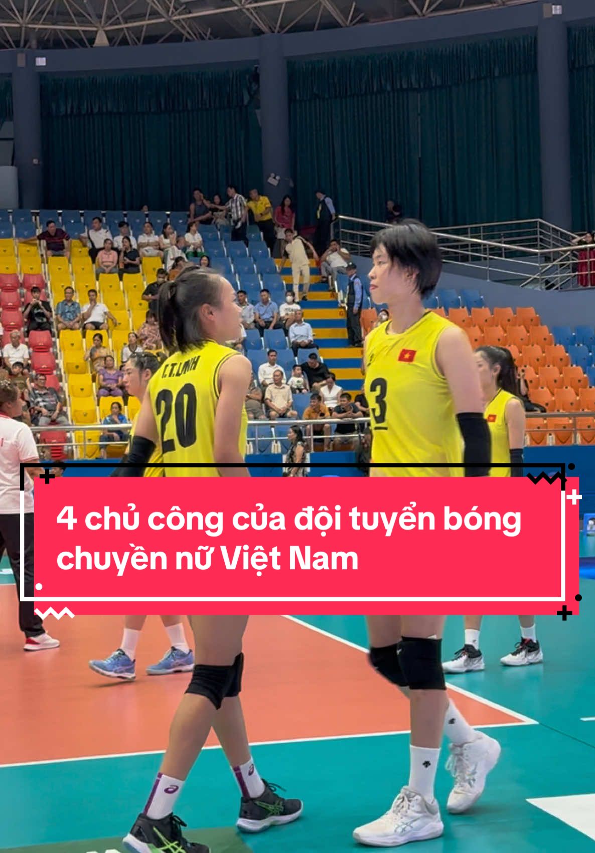 4 chủ công của đội tuyển bóng chuyền nữ Việt Nam trong một khung hình ❤️🏐 #tranthithanhthuy #trantulinh #vithinhuquynh #nguyetanh #volleyball #bongchuyen 