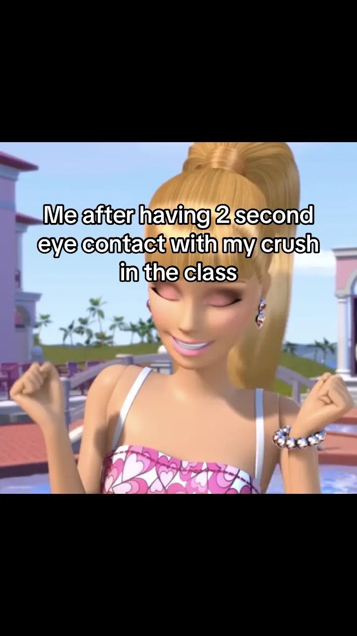 #relatable #real #crush #him #❤️ #school #schoolcrush #teen #crushing #2 #second #secert #fypシ #fyp #barbie #meme #happy #eye #contact #eyecontact #foryoupage #come #here #baby #😏 