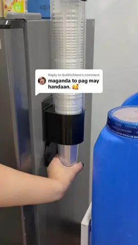 Replying to @KulilitzStore must have talaga para sa mga gumagamit ng plastic cups kapag may okasyon. #plasticcup #dispenser #cupdispenser #storageorganizer #storageideas #cupholder #wallmounted #kitchenorganizer 