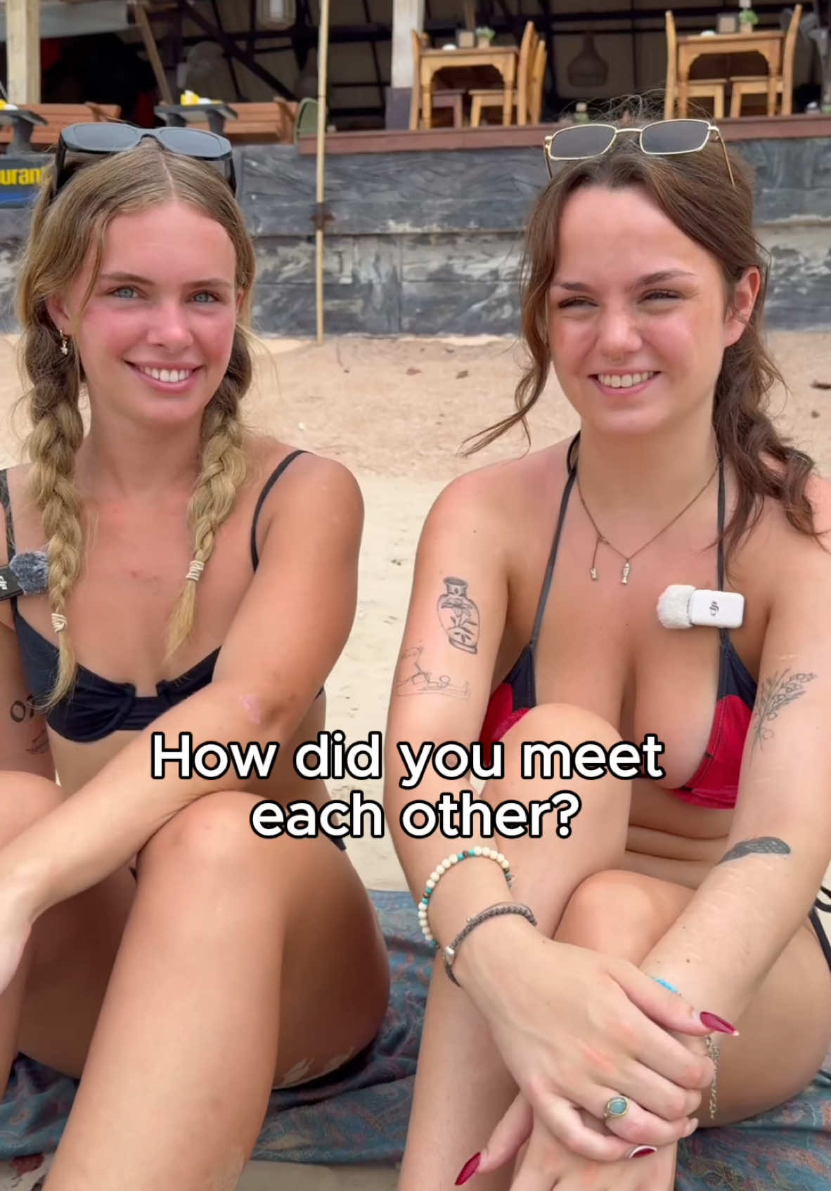 I interviewed British and Australian travelers on a Thai beach. They were incredibly friendly and graciously agreed to be filmed. Thank you so much for your cooperation! #thailand #thailandtravel #travelthailand #british #australian #english #thaifood 