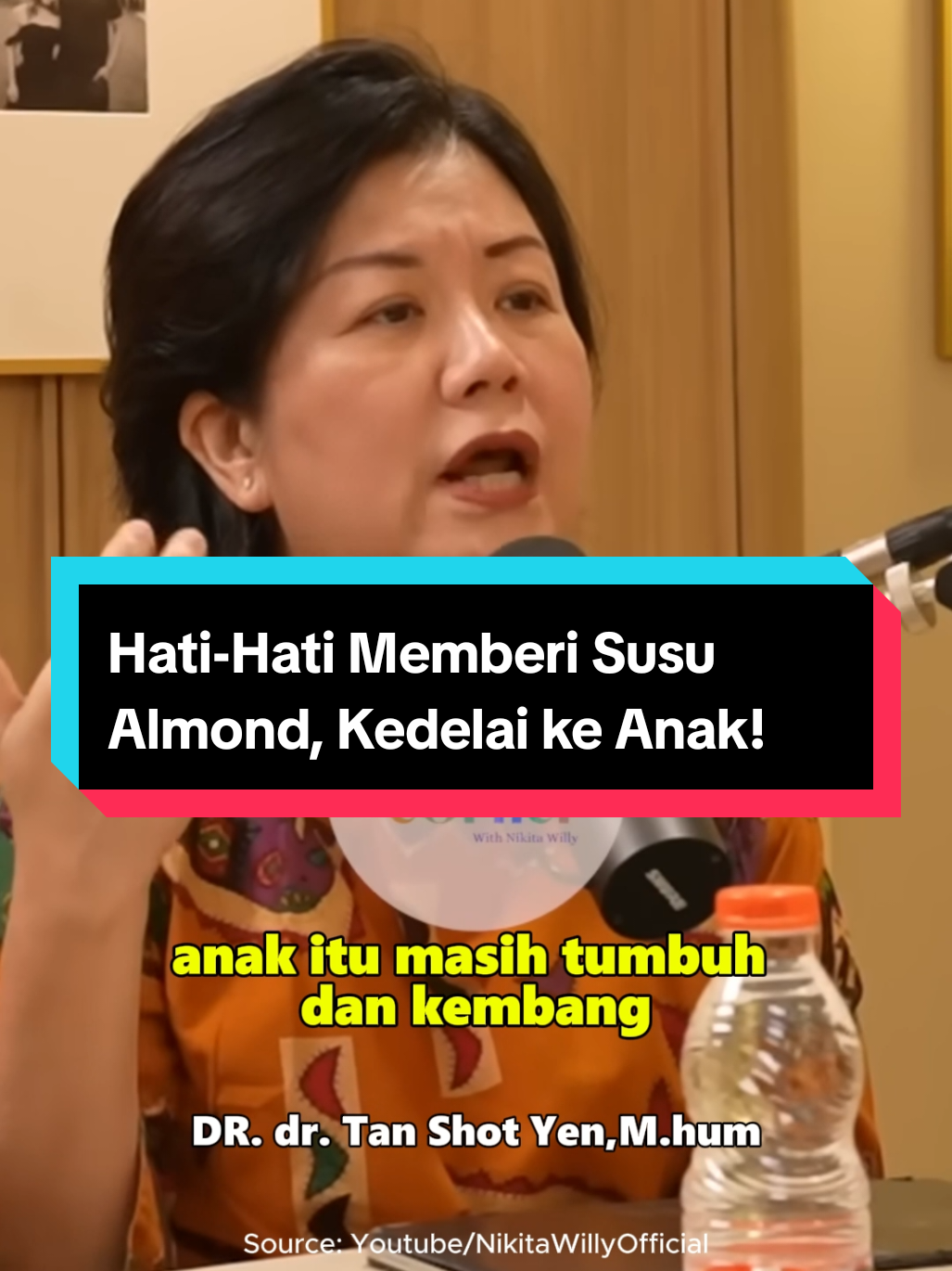 Parents, hati-hati saat memberikan susu kedelai atau almond untuk anak! 🍼✨  Banyak produk di pasaran mengandung tambahan gula yang tidak kita sadari.  Selain itu, protein nabati seperti ini tidak memiliki asam amino selengkap protein hewani.  #ayah #ibu #moms #dads #bumil #parents #parenting #ilmuparenting #parentingtips #parentinghebat #parentingceria #parentingislami #cegahstuntingitupenting #dokteranak #momscorner #nikitawilly #tumbuhkembang #tumbuhkembangananak