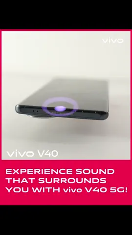 Experience sound that sorrounds you with vivo 40 5G #vivoZeissImageGoFar #vivov40 #fyp #foryourpage #viral