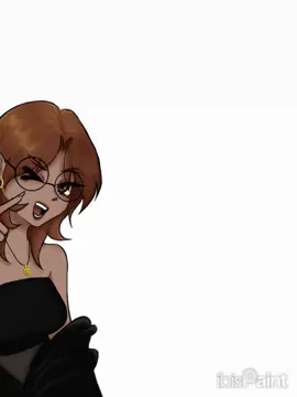 ay me canse pintar el pelo 🥺 (pero me gusto el resultado) este dibujo es para un collab con unos amigos,  el resultado completo lo publicaré mañana ✨️🦋 #☕️✍️ #onebasetwoartist #artcollab #ibispaintx #artist #oc #digitalart #quierocafe 