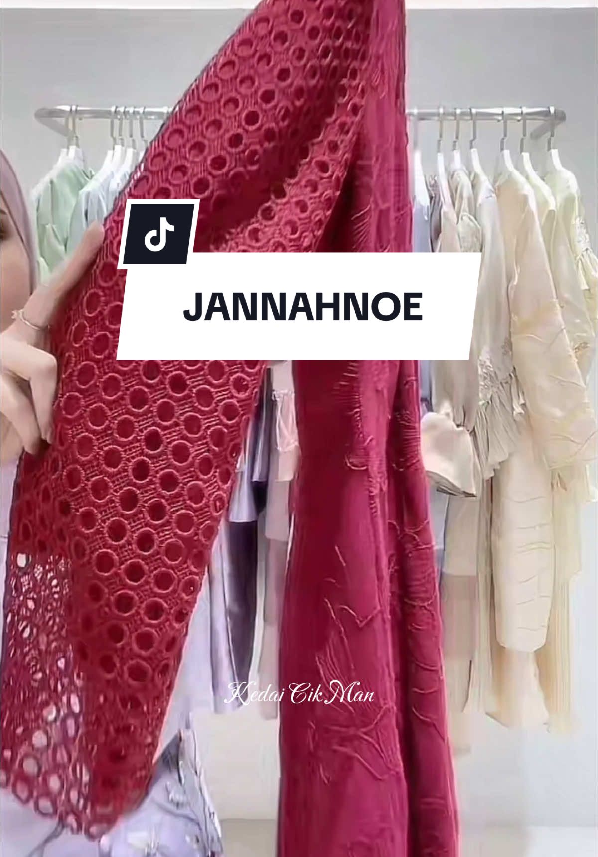 JANNAHNOE @ RIEYNAH KURUNG. PEMINAT JANNAHNOE JGN TERLEPAS! #jannahnoe #bajuraya2025 