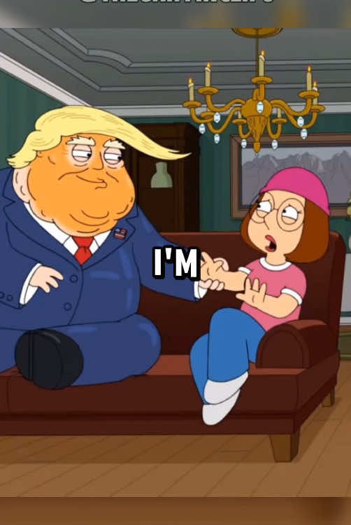 Trump tries to harass Meg #familyguy #fyp #familyguyclips #trending #meggriffin 