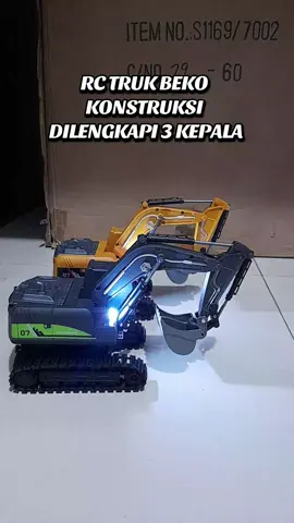 MAINAN RC TRUK KONTRUKSI 3 JENIS KEPALA BEKO BOR PENCAPIT   BISA DIGANTI GANTI KEREN BANGET#mainananak #KONSTRUKSI #beko #jangkauan #fypppp 