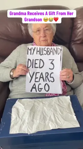 Grandma Receives A Gift From Her Grandson 🥹😭❤️