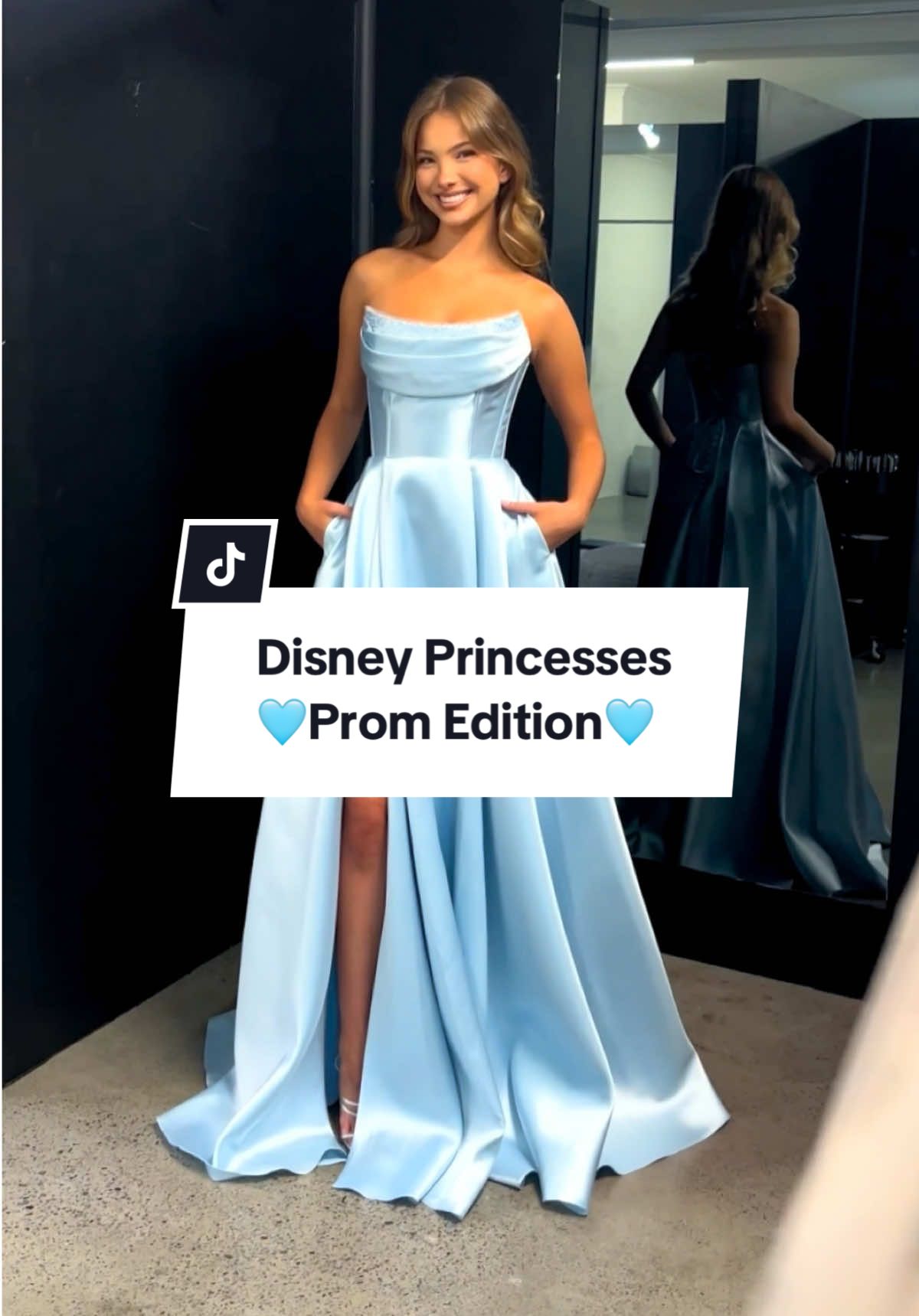 Disney Princesses ✨ Formal & Prom Dress Edition 💖  1. Cinderella (Honey - Blue)  2. Tiana (Lila - Mint)  3. Elsa (Maple - blue)  4. Rapunzel (Bloom - lavender)  5. Belle (Honey - yellow)  6. Aurora (Honey - pink)  #promdresses #formaldresses #prom #formal #disney #disneyprincesses #dresses #inspiration 