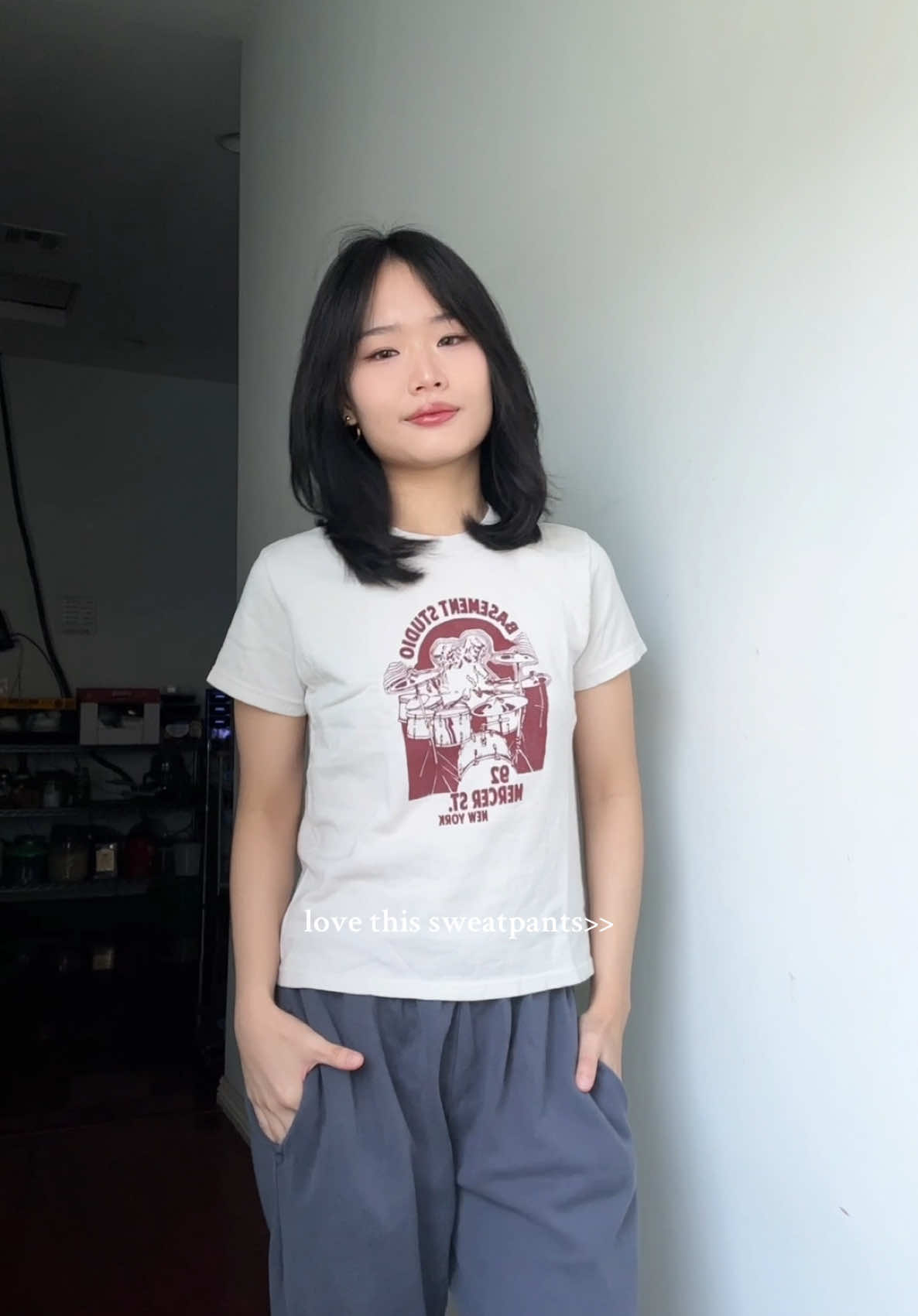 Cute Sweatpants from @Brandy Melville @pacsun  Product: John Galt Women's Navy Rosa Sweatpants #tiktokshopjumpstartsale #johngalt #brandymelville #pacsun #outfit #brandymelvillehaul #brandyusa #brandymelvilleoutfits #tiktokshopfinds #tiktokmademebuyit #brandyusa #brandytops #sweatpants  