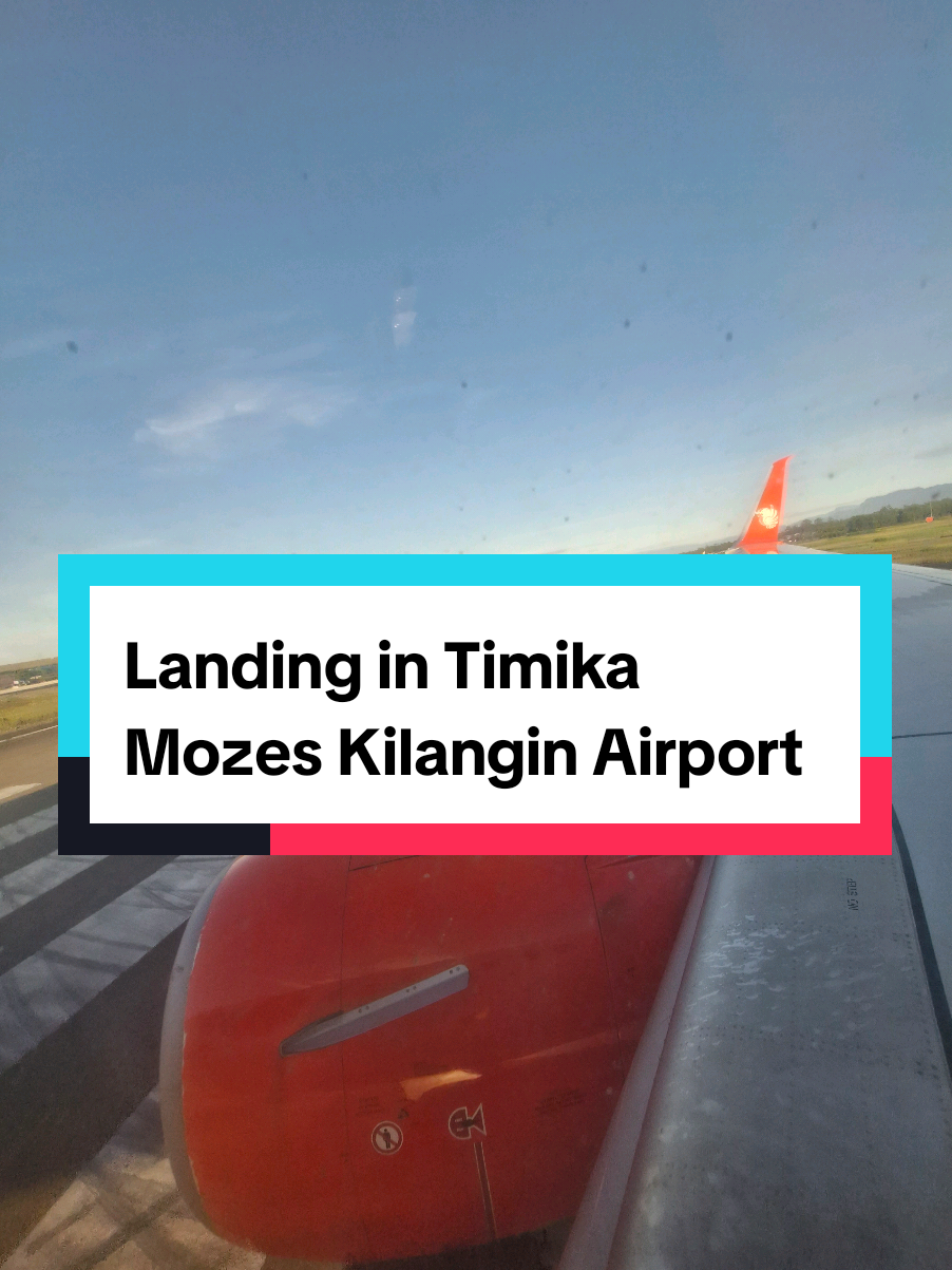 JT984 Morning Landing In Mozes Kilangin Airport Timika After Flight 2 Hours 50 minute From Makassar #lionair #lionairgroup #timikapapua #timikaairport #mozeskilangin✈ #landing #boeing737 #pesawatterbang #aviationlovers #aviation #aviationworld #fypage #fyp #moots? #zyxbca 