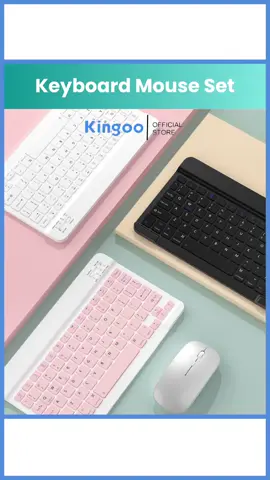 Keyboard + mouse!! Bisa disambungkan ke hp atau yang lain #kingoo #kingootoko #techtok #belilokal #keyboard #keyboardmouse #mousekeyboard #keyboardwireless #mousewireless #keyboardasmr #keyboardbluetooth #mousebluetooth #fyp #fypppp 