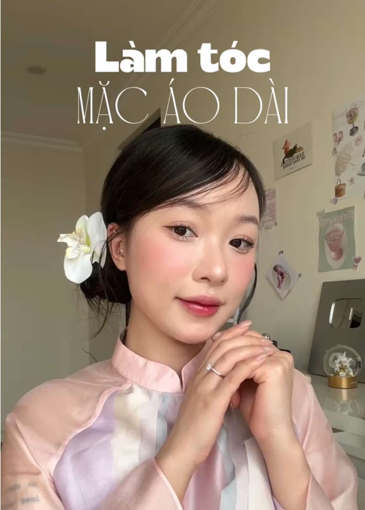 Hết tết rồi tôi mới up 🥹 IG: lingmakeup #lingmakeup #lamtoc #tutorials 