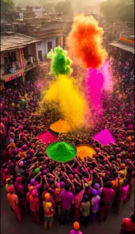 인도 홀리데이 축복과 행운이 가득한 순간을 놓치지 마세요,India Holi Festival 눈앞에서 펼쳐진 이 믿을 수 없는 광경! 축복과 행운이 가득한 순간을 놓치지 마세요! 🎉✨ #ViralHoli #Trending #HoliViral #돈벼락 #황금 #holifestival_l #ColorBlast #HappyHoli #होली #रंगोंकीहोली #होलीकीखुशियाँ #होली_मस्ती #FestivalDeColores #FêteDesCouleurs #เทศกาลโฮลี #FestivalHoli #TrendingNow #FYP #HoliMagic
