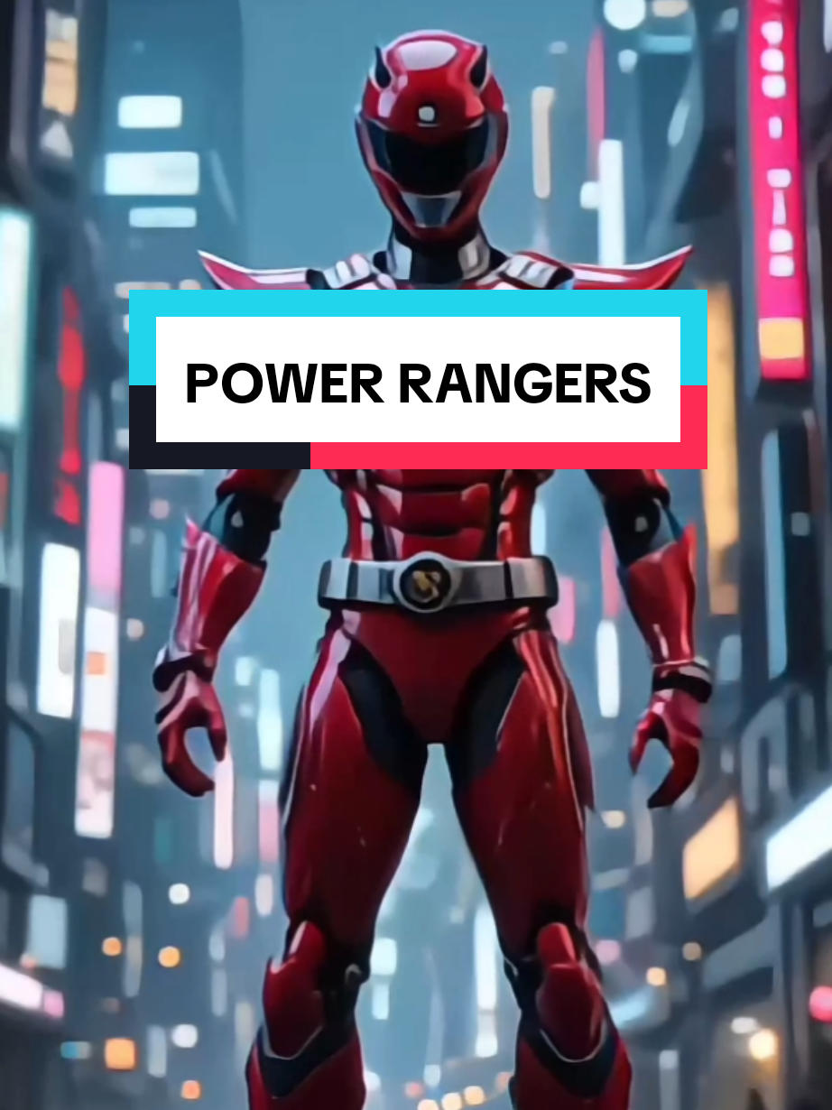 GO GO POWER RANGERS #powerrangers #ai #transformation #fyp #short #tiktok #video 
