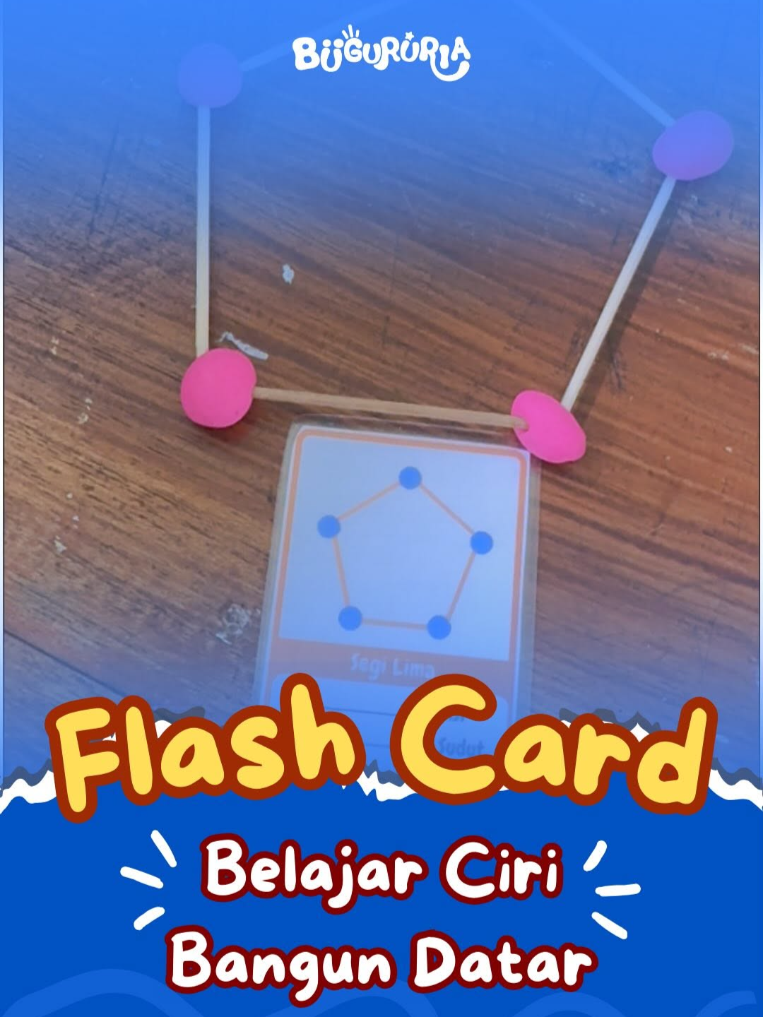 STEM Pada bangun datar menggunakan Flashcard ! Pembelajaran matematika menjadi lebih seru dengan menggunakan STEM ini, karena murid-murid memulai dengan membuat Bangun datarnya terlebih dahulu menggunakan tusuk gigi/lidi dan juga plastisin, lalu tinggal mengisi soal pada Flashcardnya deh. Ingin file Media Pembelajarannya? Silahkan komen “Flashcard” saja di komentar ya 😊 #mediapembelajaran #lkpd #flashcards
