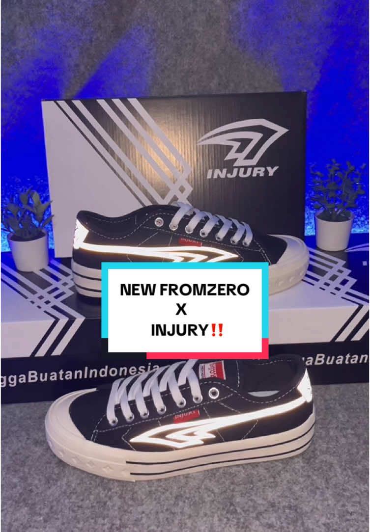 ada yang baru nihh guyss sneakers dari INJURY, sepatu REFLEKTIF bisa menyala kalau terkena cahaya flash, buat kalian yang mau checkout buruan sekarang mumpung lagi ada GRATISAN NYA‼️ #fromzero #fyppppppppppppppppppppppp #masukberandafyp #gratis #masukberanda #sepatubaru #injury #foryou #fypage 