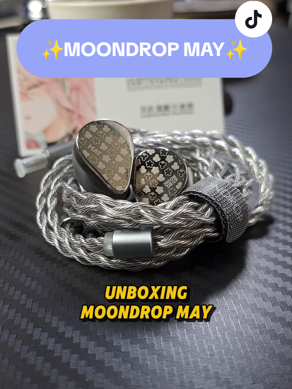 #unboxing Moondrop May ✨️ Rekomendasi buat yang punya budget satu juta, dengan plug type-c yang cocok untuk di banyak hp 😉 #review #typec #iem #audio #fyp 