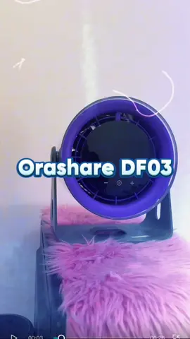 Adjustable speed, whisper-quiet operation -the Orashare DF03 Desktop fan has got you covered. #orashare #shopnow #fyp #fan #foryoupage #orashare 