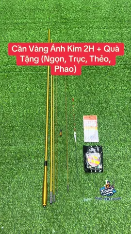 💥Cần Vàng Ánh Kim 2H Siêu Dẻo + Quà Tặng (ngọn, trục, thẻo, phao) Chất Lượng #docaufishing247vietnam #anhkim2h #vanganhkim2h #caucagiaitri🎣 #xuhuongtiktok #cauro #caudiec #huyenvu #cauca 