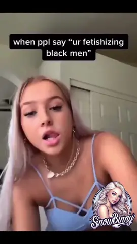 They LOVE Black Guys & Don't Care iF You Don't Like It #snowbunny #interraciallove #whitegirl #blonde #fyp #fypシ #fypage