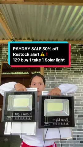 129 pesos Solar light #solarlights #solar #solarbuy1take1 #fyp 