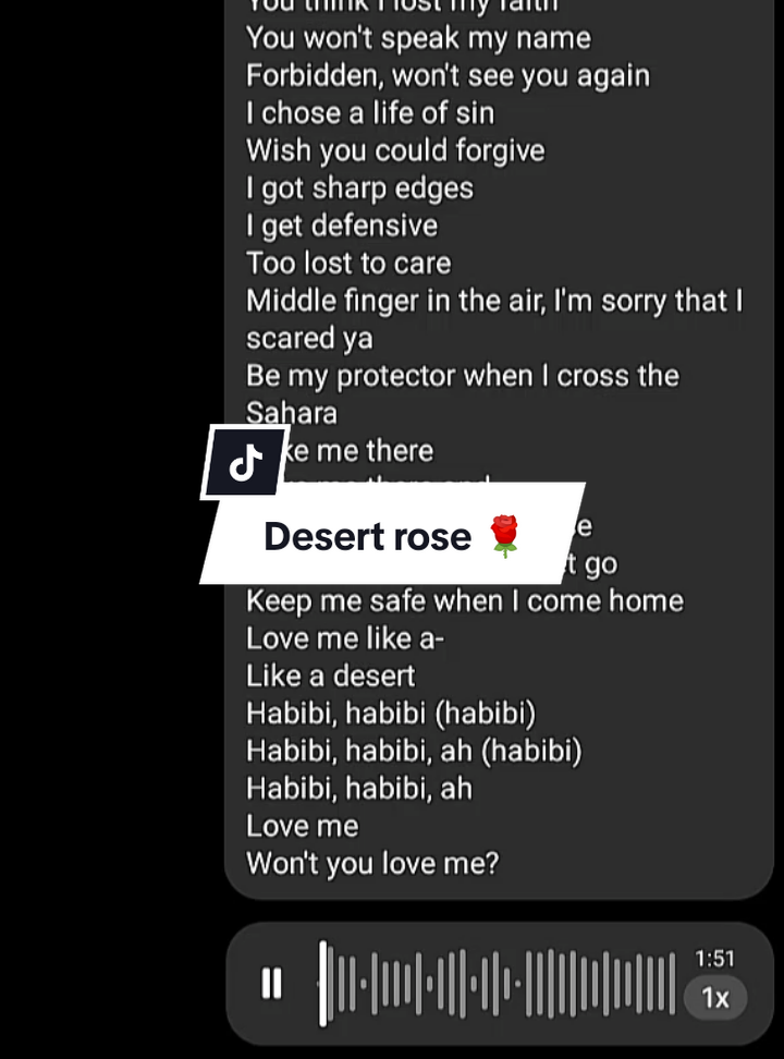 Habibi..🌹 desert rose short cover by Serenity 💜  #serenityneesamavoice #coversong #fyp #trending #desertrose #lolozouai 