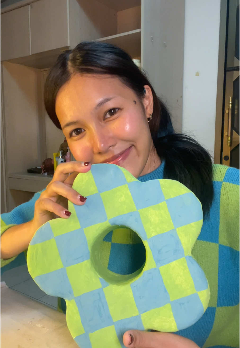 Paper mache vase flower shape🌸 #papermache #homedecor #craft #เปเปอร์มาเช่ #DIY #vase #daisyvase 