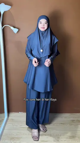 Udah dpt 4item baju celana hijab plus ciput. muat smpai bb 85kg #setelan #setelanwanita #setcelana #sethijab 