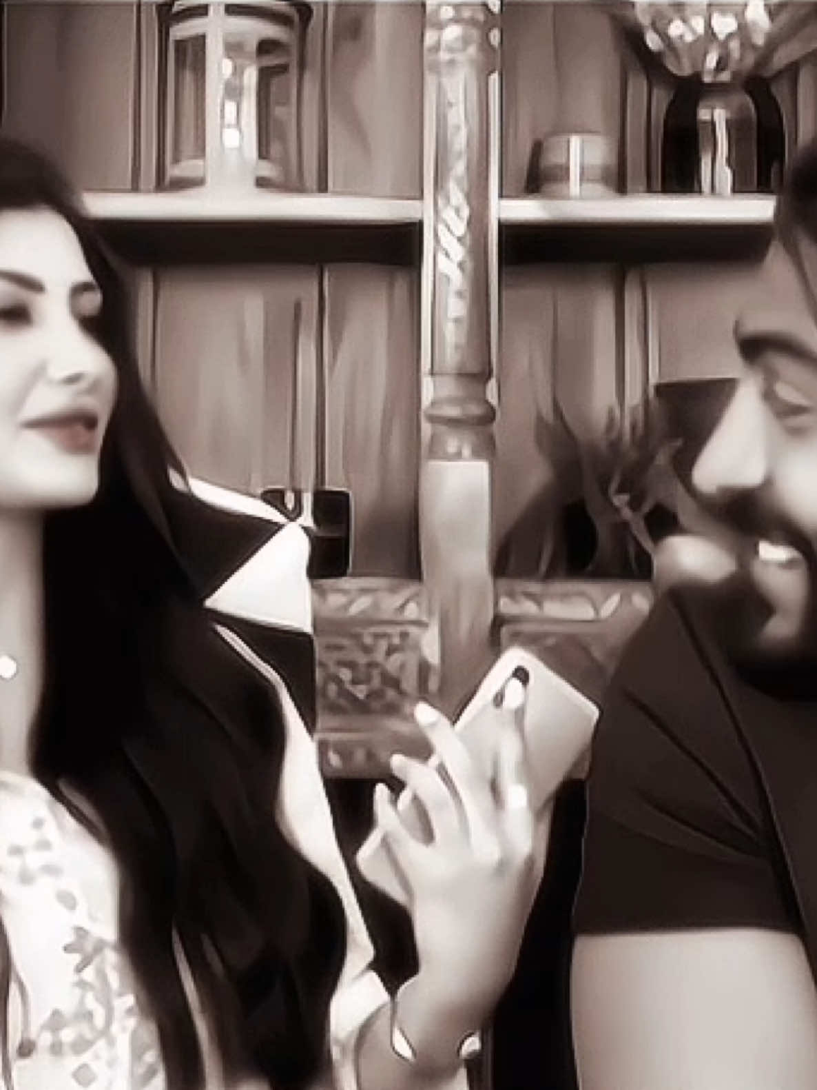 🤍 #ملكة_كابلي #احمد_السالم @احمد السالم @malika_kabli 