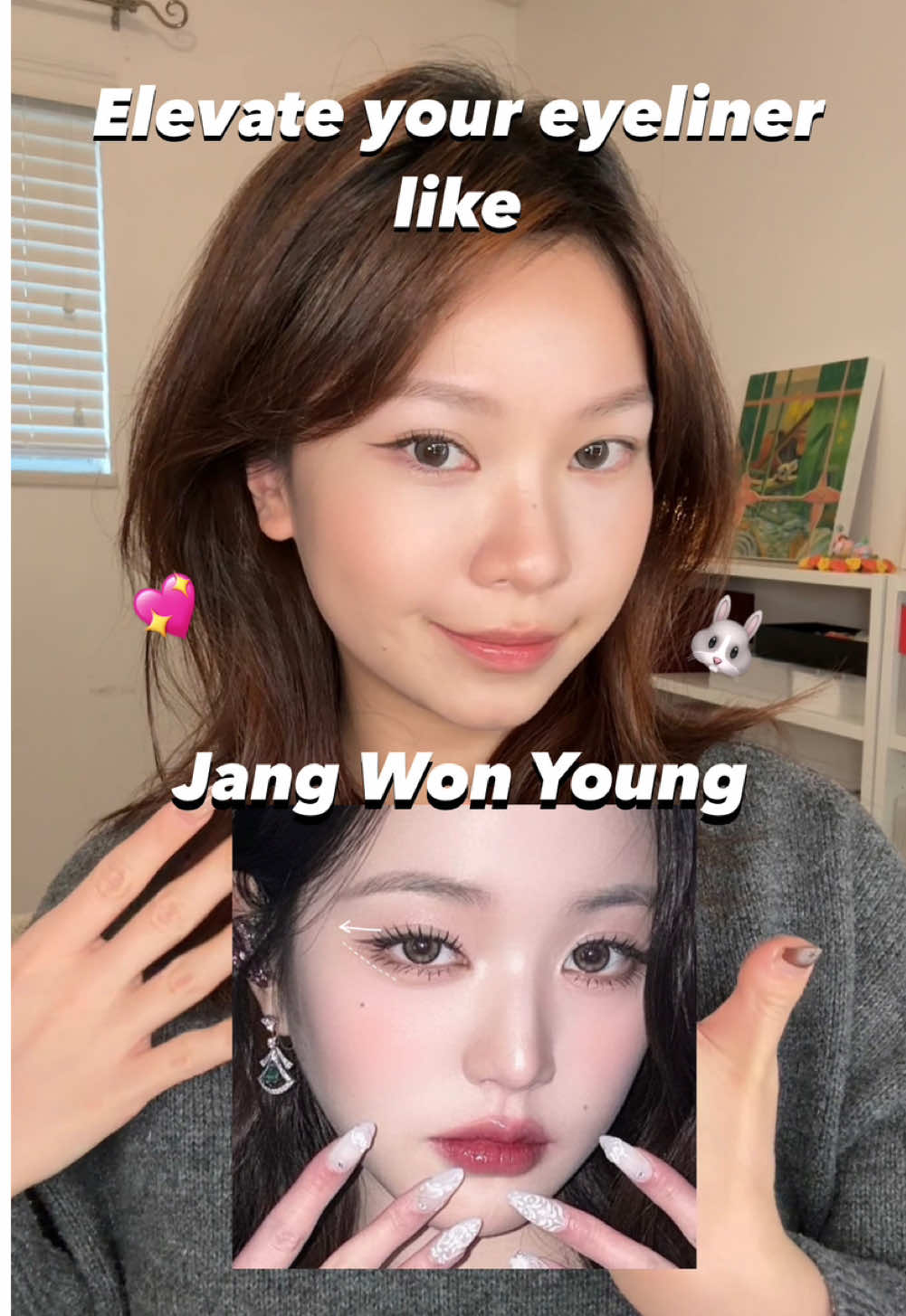Wonyoung’s eyeliner is one of my most requested videos! I finally found a look that’s not too heavy and perfect for daily wear. This eyeshadow trick is now a staple in idol makeup, and the way it enhances the eyes is just amazing! Hope this helps! @Soo Ador 