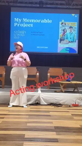 this was an acting workshop at a school we visited 