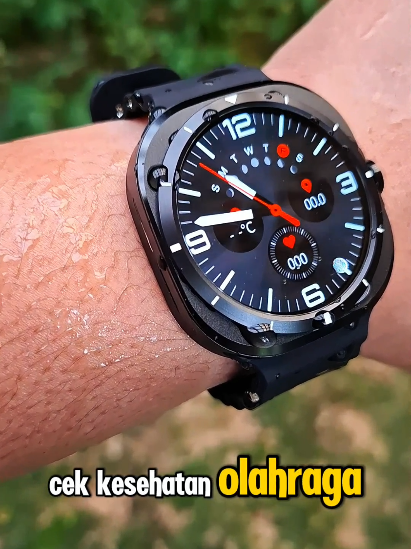 Seganteng ini wajib punya sih smartwatch Tahan Air IP68 bisa COD #smartwatch #smartwatchviral #jamtanganpintar #fyplah 