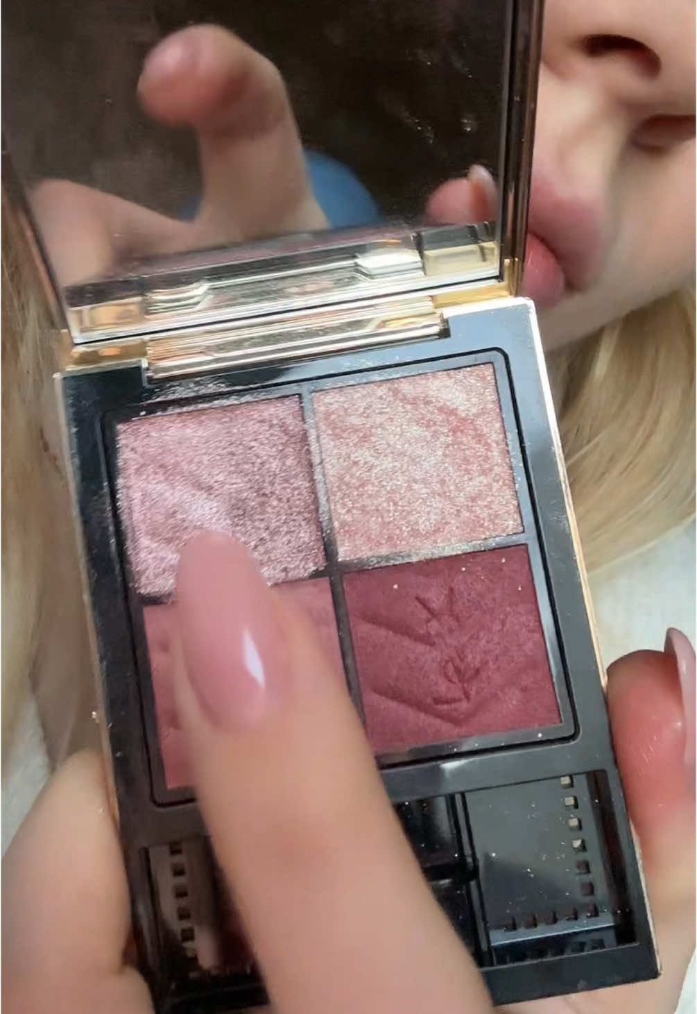 maybelline or ysl? 🐰💗  #makeup #beauty #eyemakeup #eyeshadow #makeuptutorial #mua #makeuplover #glammakeup #smokeyeye #Eyeliner #lashes #makeupaddict #cutcrease #cosmetics #makeupideas #makeupartist #makeupoftheday #SelfCare #trendymakeup #eyemakeuptutorial #makeupjunkie #blendingskills #glittermakeup #wingedliner #makeuphacks #colorfuleyeshadow #luxurymakeup #boldmakeup #aestheticmakeup #softglam #eyesonfleek 1. maybelline color tattoo - socialite 2. ysl couture mini clutch- 500