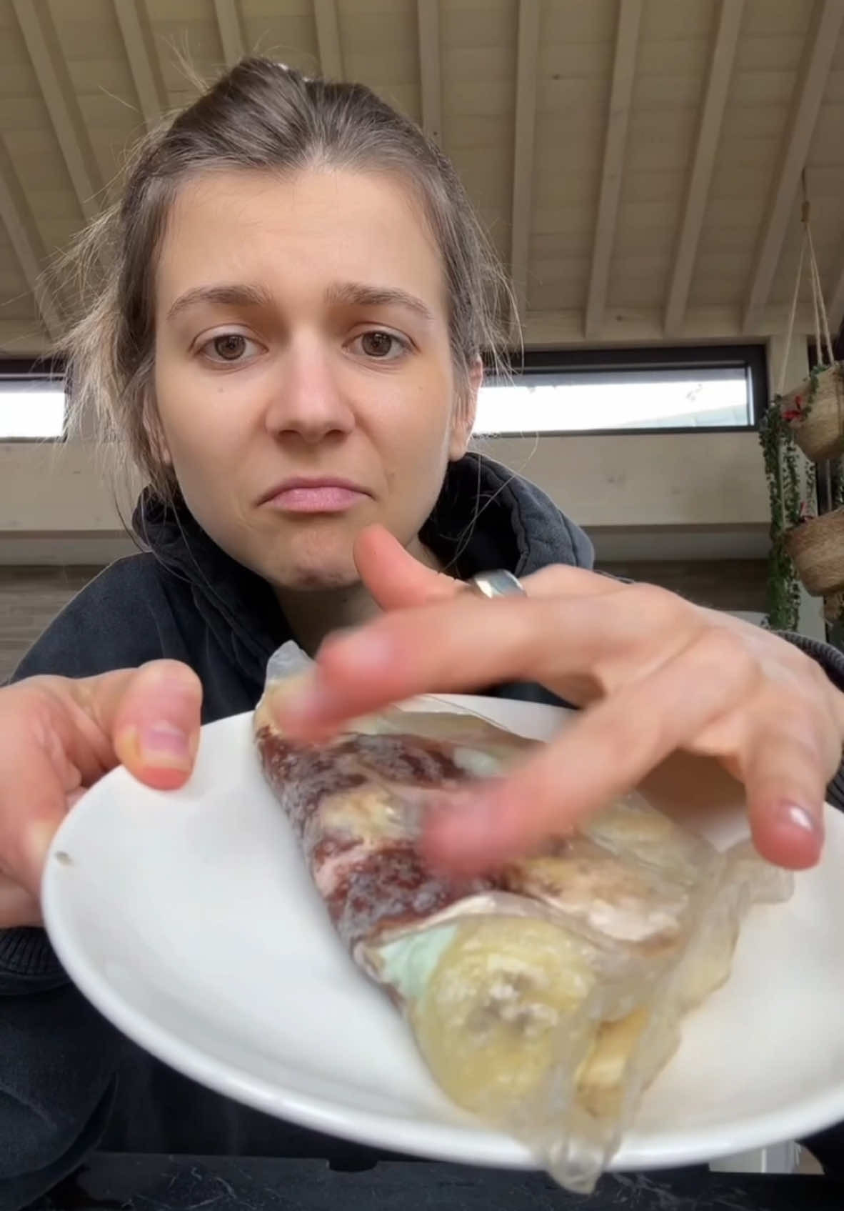 Ricepaper banana crepe 