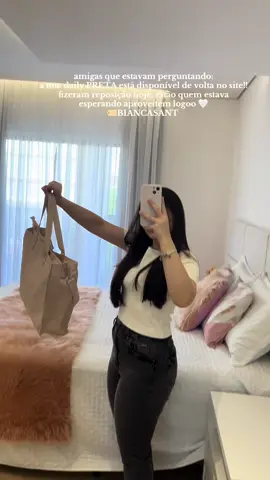 REPOSIÇÃO DA TOTE DAILY PRETA!! cupom de desconto: BIANCASANT 💖#gocasetok @Gocase Brasil @gocasebr #fyp #fy #aesthetic #girly #totedaily #trend 