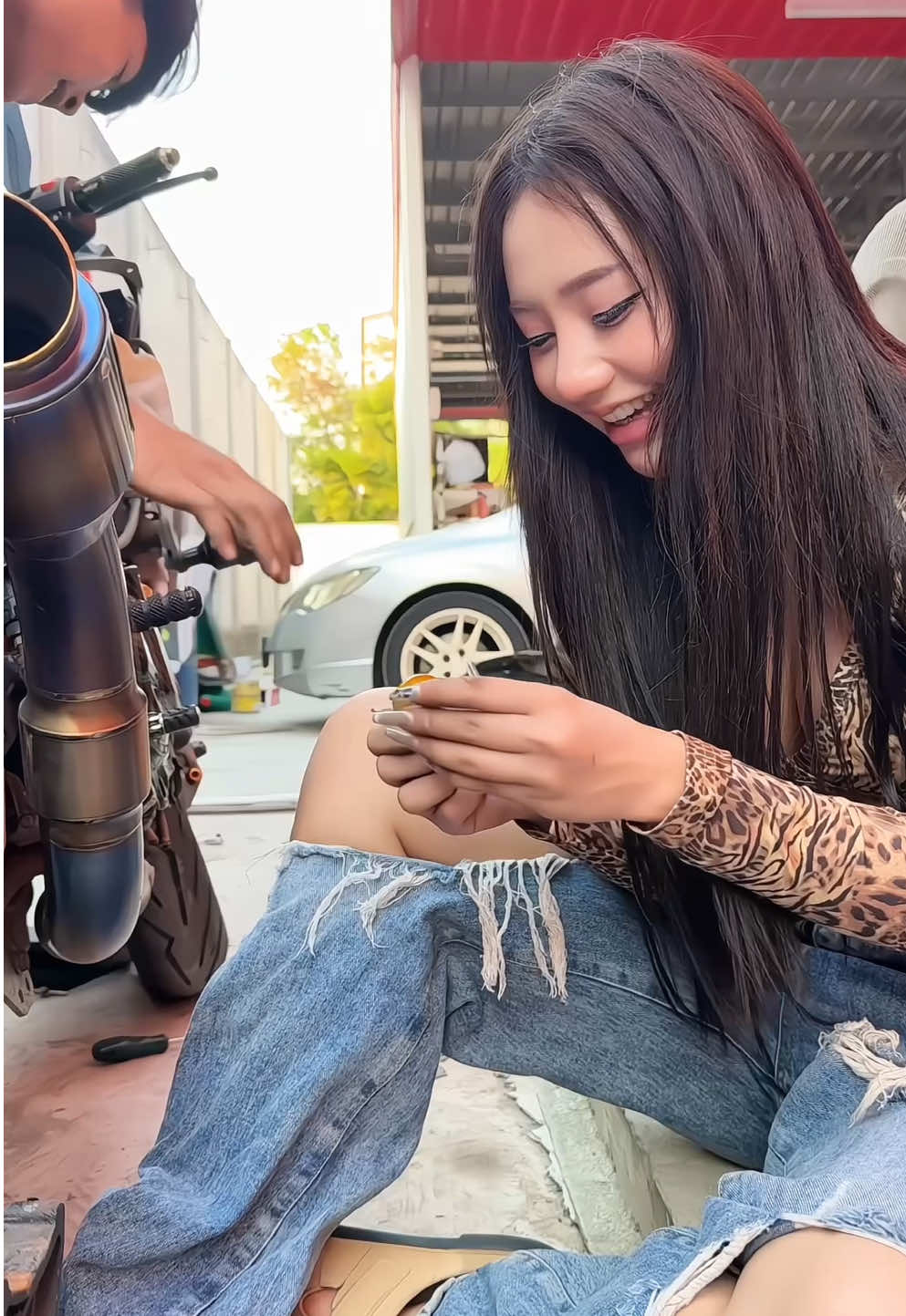 บรรลัยการช่างสองพี่น้อง555 ตัวป่วน #สำเนียงบ้านเกิด #บรรลัยการช่าง #fypシ #กูจะบ้า #ninja400