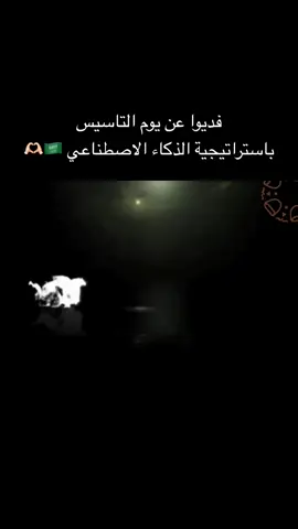 فديوا عن يوم التاسيس باستراتيجية الذكاء الصناعي 🇸🇦🫶🏻
