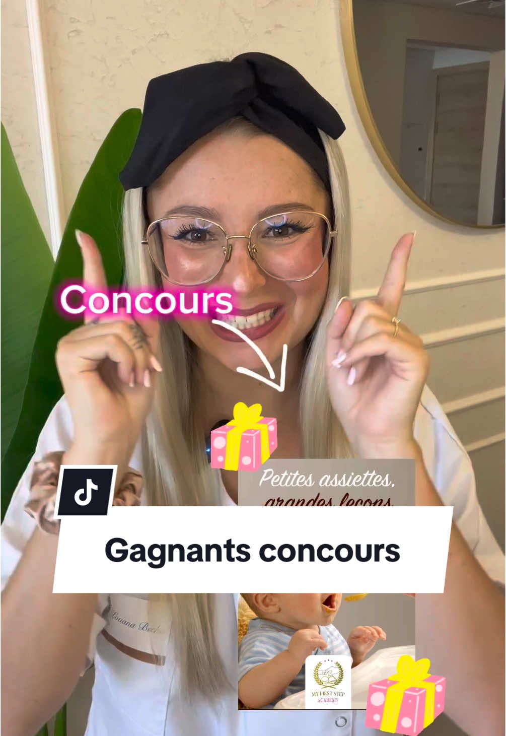 ✨ Un deuxième concours arrive dans quelques jours mais en attendant, voici résultat des 5 gagnants de mon concours pour gagner mon ouvrage sur l’alimentation et l’éducation alimentaire des premières années de l’enfant. Félicitation aux gagnants et regardez vos messages ! À très vite 🤍✨ #parentalité #pediatrie #momlife #momtok #concours #alimentation #livre #cadeaux 