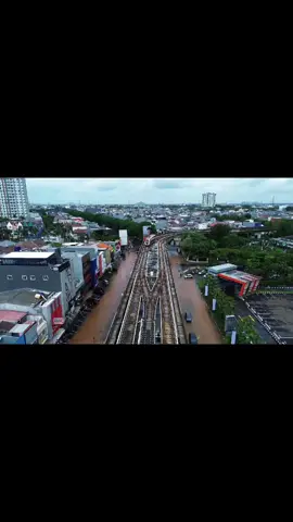 View banjir saat di kelapa gading  #drone #view #jakarta #fypシ゚ #fypage #fyppppppppppppppppppppppp 