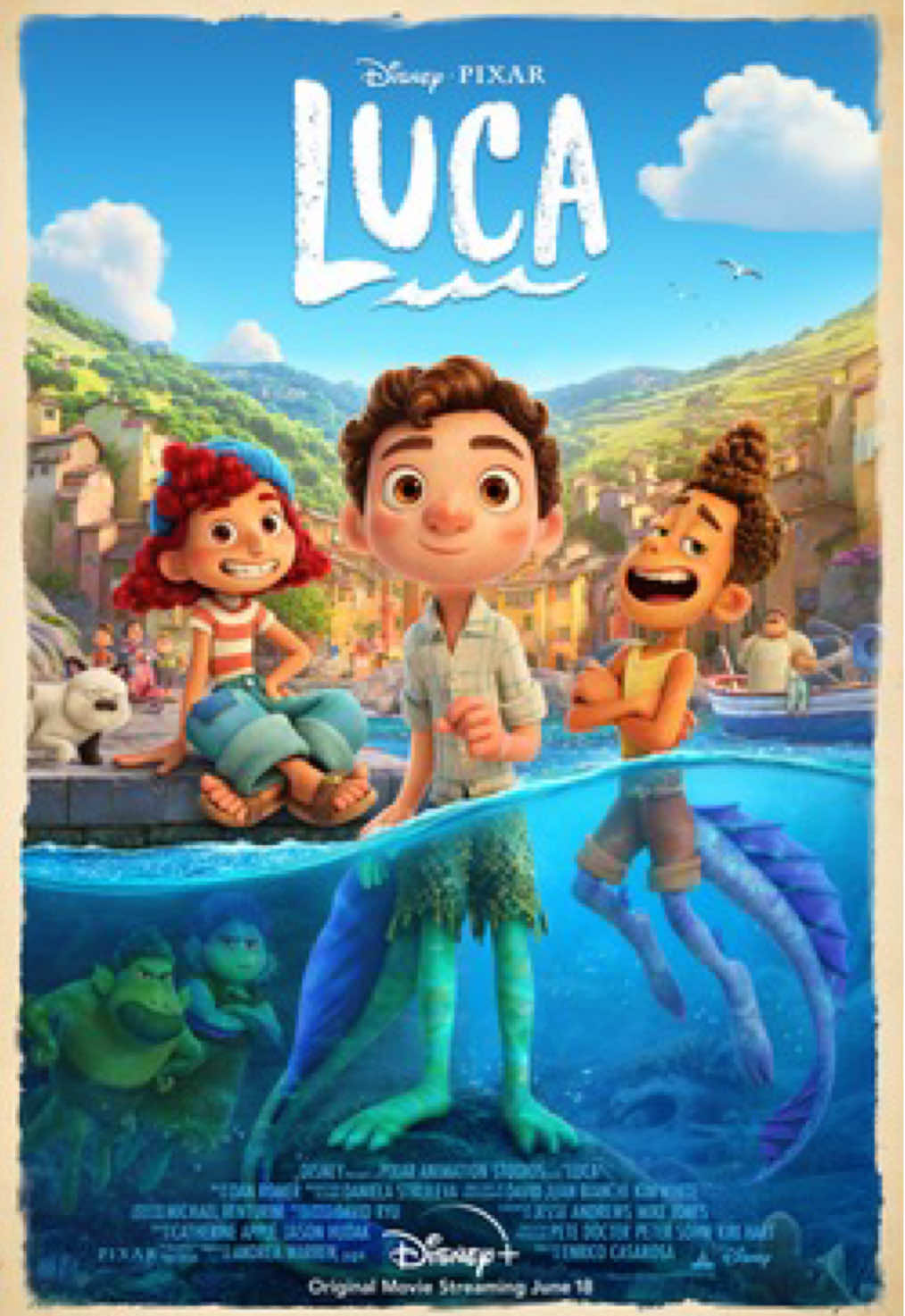 FILME Completo | LUCA (2021) Luca vive aventuras com seu novo melhor amigo, mas a diversão é ameaçada por um segredo: seu amigo é um monstro marinho de outro mundo que fica abaixo da superfície da água. #foruyou #filmes #fy #desenho #disney #filmecompleto #luca #lucafilme
