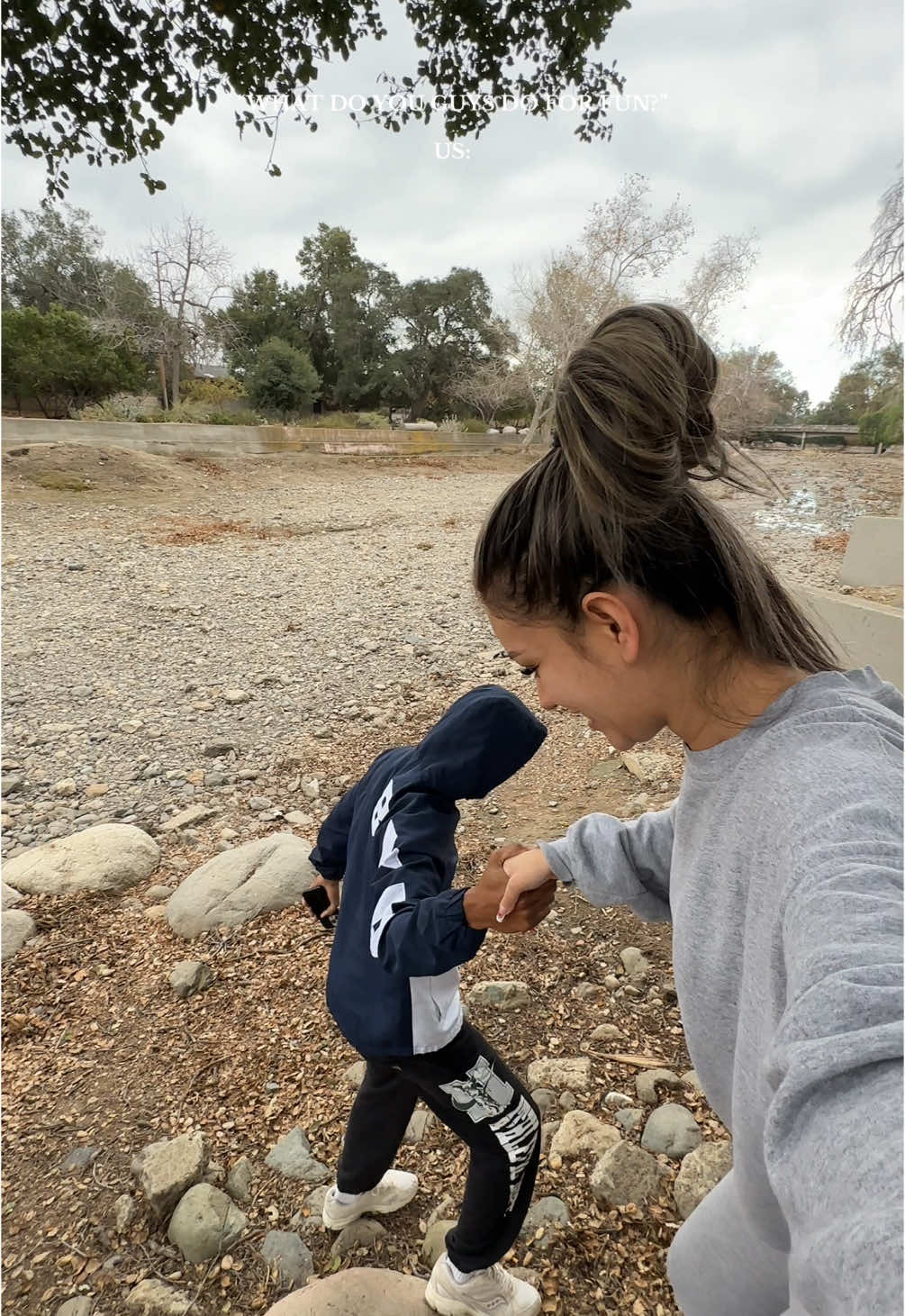 We like to keep it interesting 🤣@dmerobbo @shotbyrobbo  #momtok #momlife #MomsofTikTok #youngmom #couplegoals #couplestiktok #datenight #dateideas #Hiking #parentsoftiktok #kidfree #relatable #justagirl #girlytok #girlythings #momhumor #comedy #fail 