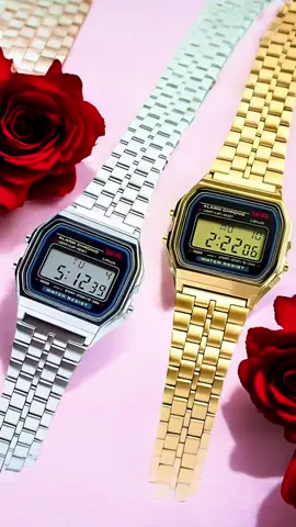 #CapCut Cassio Relogio Retro Wr Digital Led Unissex Eletronic Vintage Para Masculino E Feminino