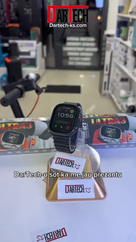 ⏱️ Ora e Mençur T6000 Ultra 3 – Teknologji Praktike në Dorën Tënde! ⏱️ 💰 Çmimi: 11.99€ 🔗 Lidhet me: iOS & Android 🔋 Jetëgjatësia e baterisë: 1-2 ditë Karakteristikat kryesore: ✅ Dizajn modern & elegant – E lehtë dhe e rehatshme për përdorim të përditshëm ✅ Thirrje & mesazhe – Mund të shikosh njoftimet e telefonit direkt nga ora ✅ Monitorim shëndetësor – Mat rrahjet e zemrës dhe hapat gjatë ditës ✅ Lidhje e shpejtë – Sinkronizohet lehtësisht përmes Bluetooth-it me iPhone ose Android ✅ Funksione shtesë – Kontroll i muzikës, alarm, moti, gjurmim aktivitetesh dhe më shumë Ora e përkryer për një stil aktiv dhe të organizuar! 🔥 #Dartech #dartech #fypシ゚viral #fyp #porosittani📥 #smartwatch 