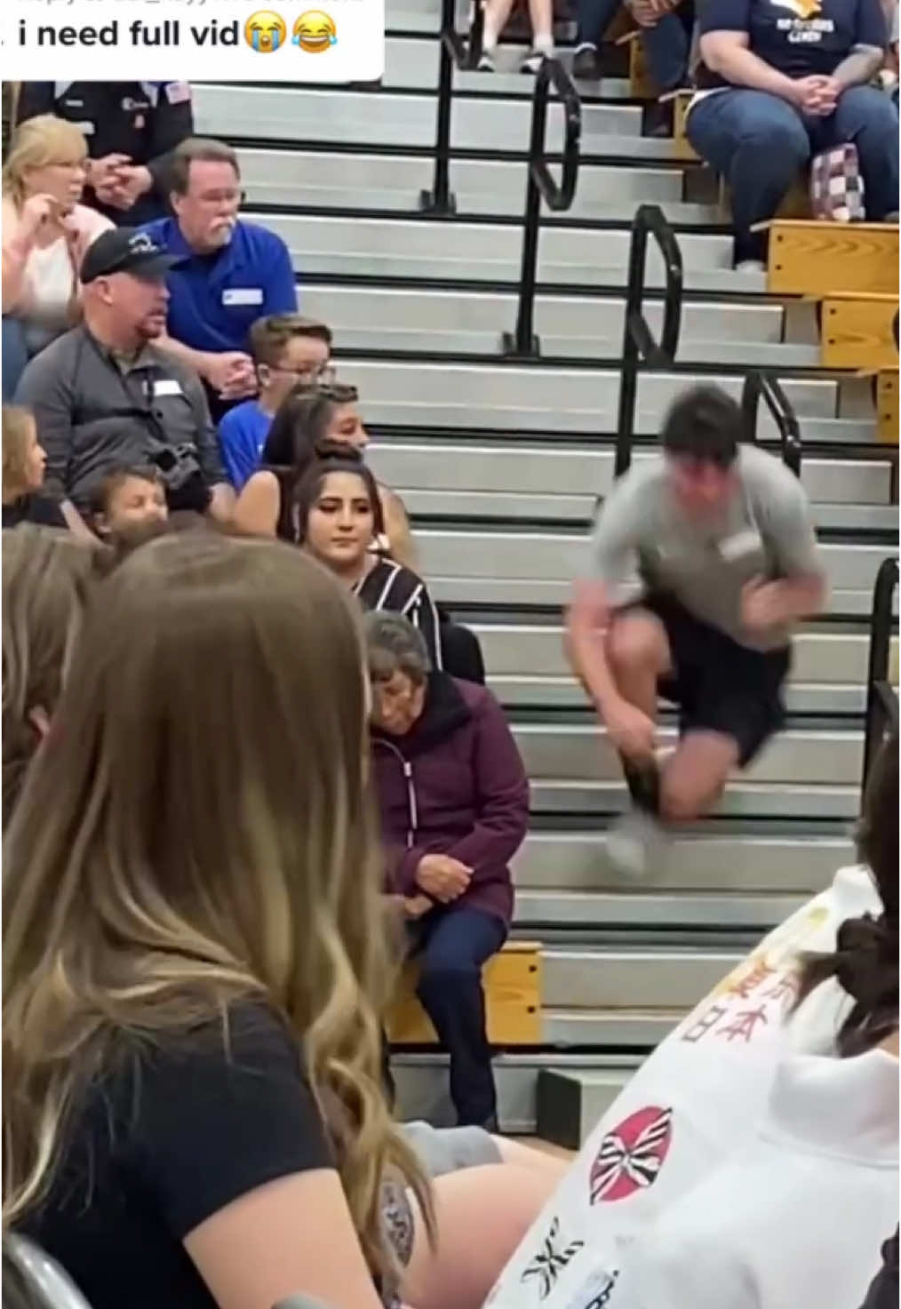 He just kept falling 😂 (He was okay) (via @Kristen) 