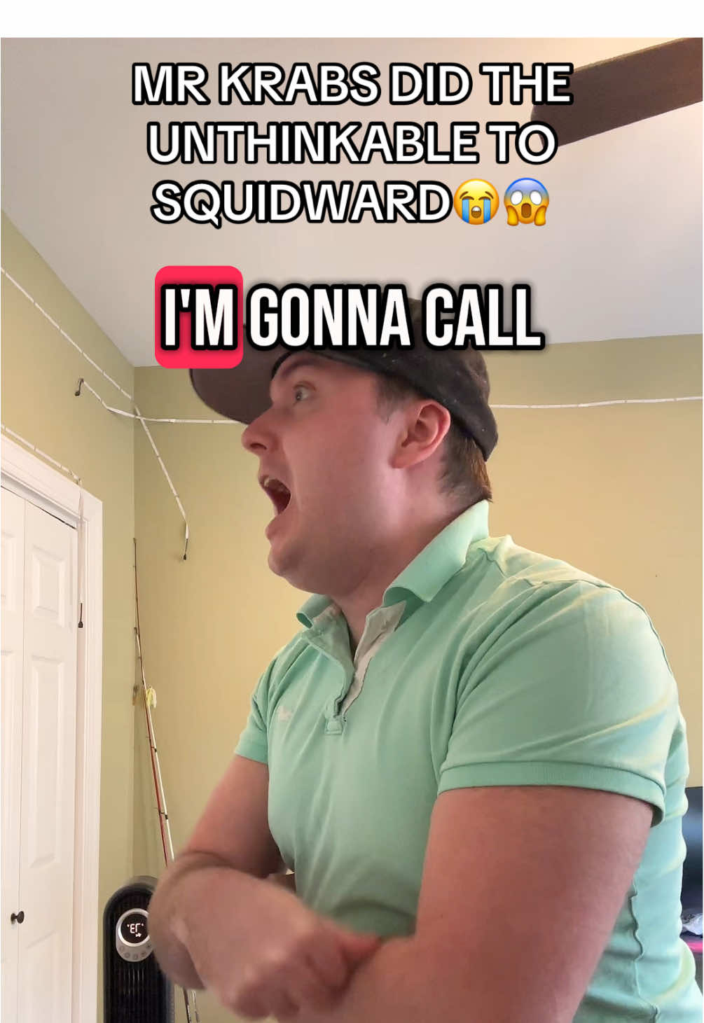 SQUIDWARD IS HAVING THE WORST DAY OF HIS LIFE! #fyp #funny #spongebob #mrkrabs #horror #krustykrab #squidward 